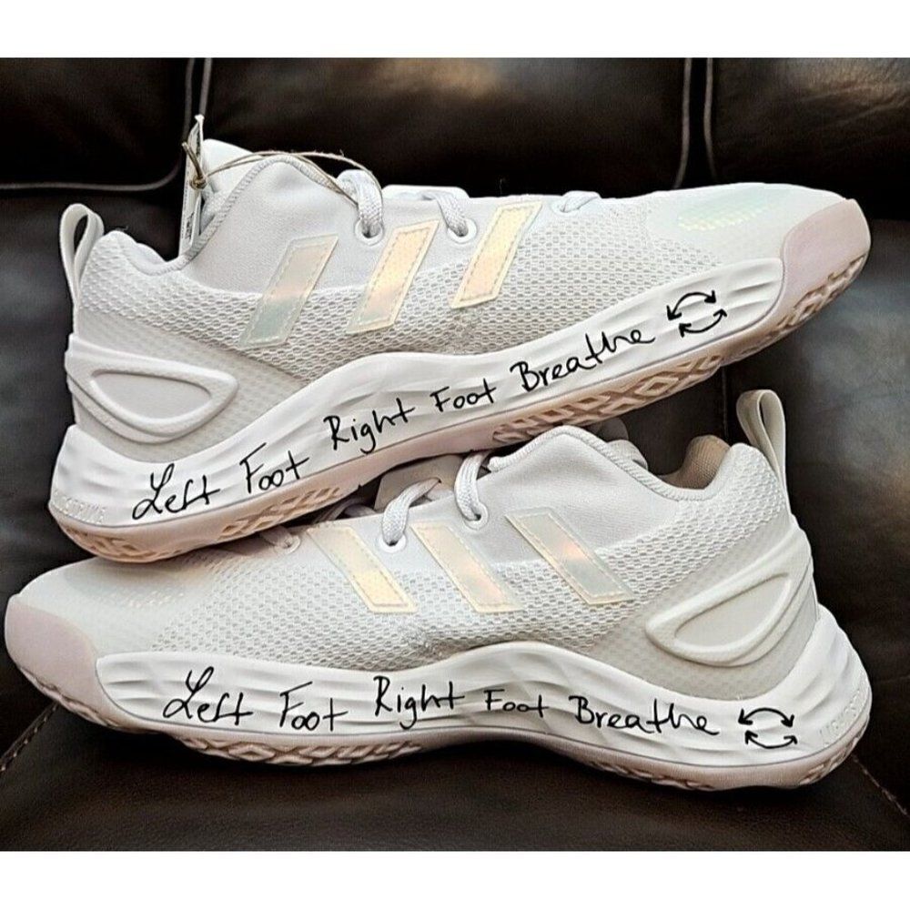 Adidas Candace Parker Exhibit A Cloud White Basketball Shoes Women's Size 7.5